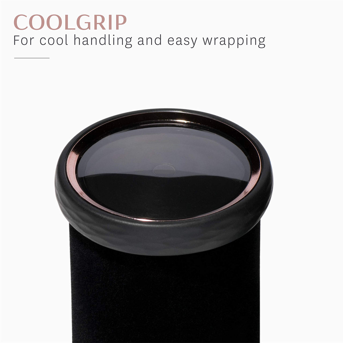 Close-up of T3 Volumizing Hot Rollers LUXE velvet flocking for shine and grip