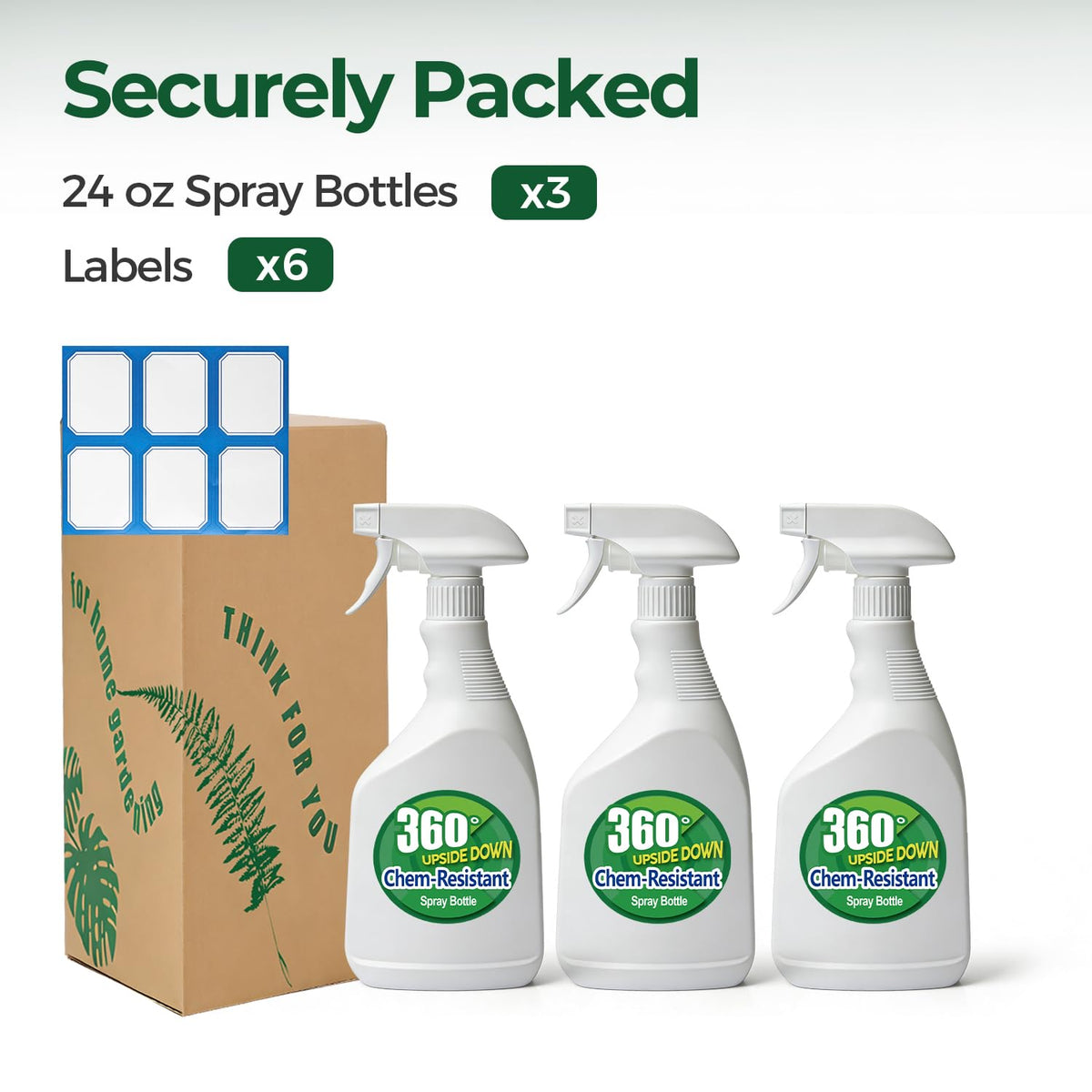 T4U three-pack spray bottles offers convenient storage for multiple rooms.