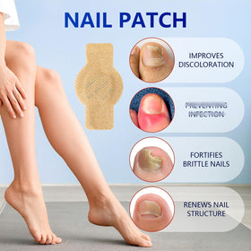 Taakcc patch on nail with secure hold for overnight use.
