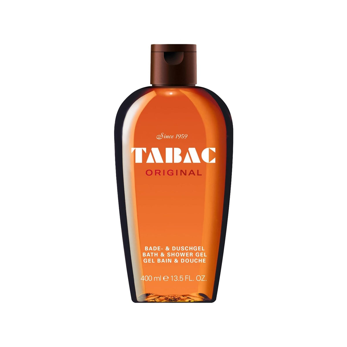 Tabac Original bottle front view for daily cleansing with a classic masculine scent.