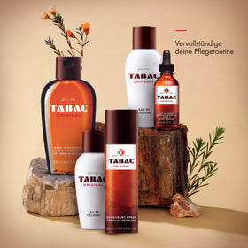 Tabac Original lavender citrus notes convey fresh, clean character.