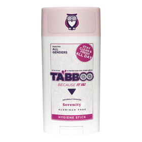 TABBOO Hygiene Stick container with eco-friendly packaging and natural formula.