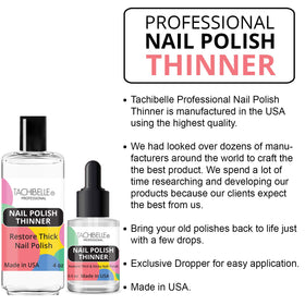 Tachibelle thinner exclusive dropper enables precise, clean application
