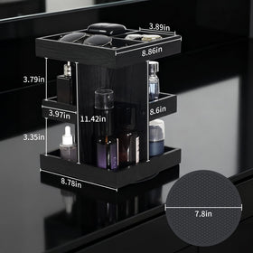TAdgnba nine-compartment display stores more than one fragrance at a glance.
