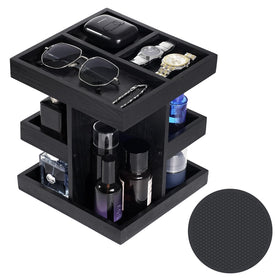 TAdgnba Cologne Organizer with rotating base keeps fragrances within easy reach on your desk.