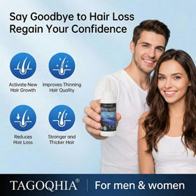 TAGOQHIA nine-bottle set packaging supports long-term hair growth routines.