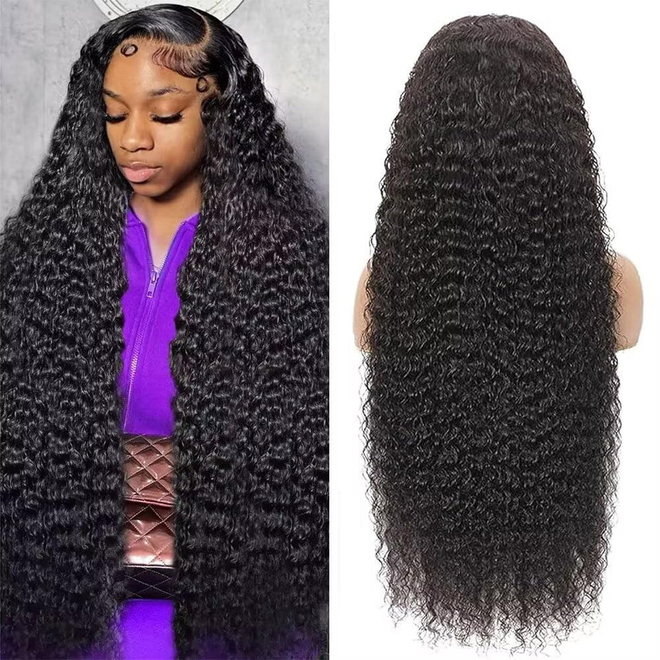 Tagota deep-wave lace-front wig with natural hairline for a seamless look.