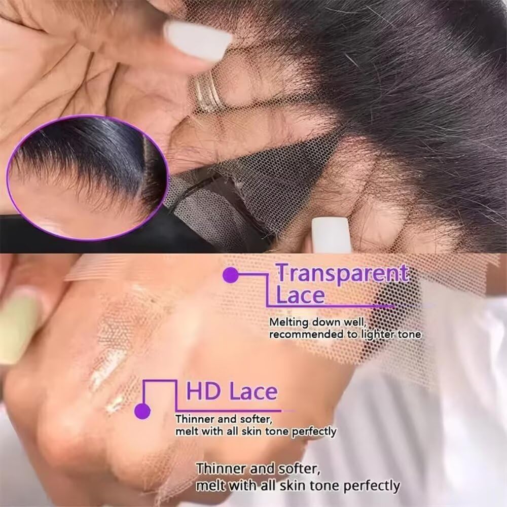Tagota glueless HD lace-front wig with baby hairs for natural edges.