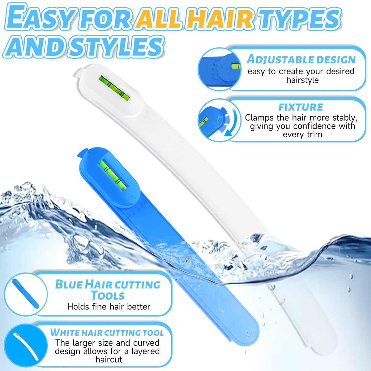 TagRecove easy-grip handle for comfortable DIY haircut sessions