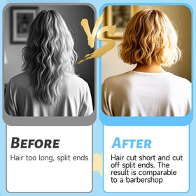 TagRecove locking mechanism and teeth secure fine hair during trimming