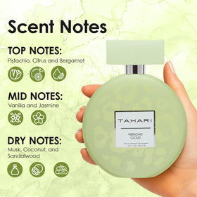 TAHARI Pistachio Cloud cap close-up highlighting premium, long-lasting aroma
