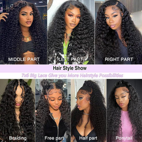 Tahikie Burmese curly wig dyed or heat styled for personal color.