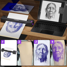 TAIDU P19 detailed print output reveals crisp precise transfer results