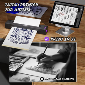 TAIDU P19 portable studio use depicts flexible setup for on site tattoo ideas