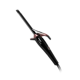 TAIFF Curves Black Titanium curling iron close-up of 1/2-inch barrel for tight curls