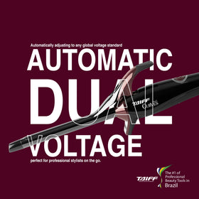 TAIFF Curves dual voltage travel iron for worldwide styling