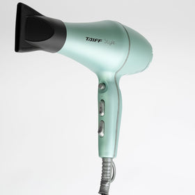 Close-up of Taiff IonSense ceramic-ion technology for smooth, shiny results.