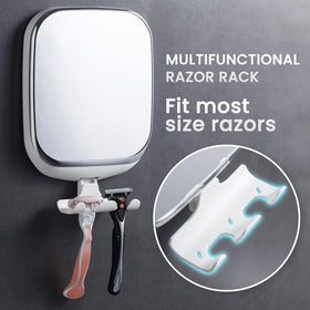 TAILI built-in razor holder keeps blades organized within reach.