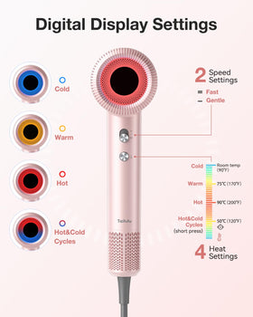 Tailulu P2306F 360° magnetic nozzle for flexible styling