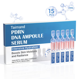 Taimand Salmon DNA PDRN serum ampoules box for portable daily skincare.