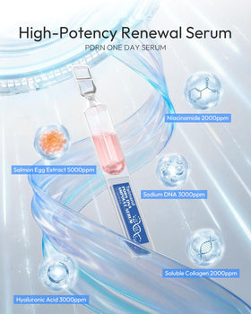 Taimand serum texture close-up reveals lightweight, fast-absorbing hydration.