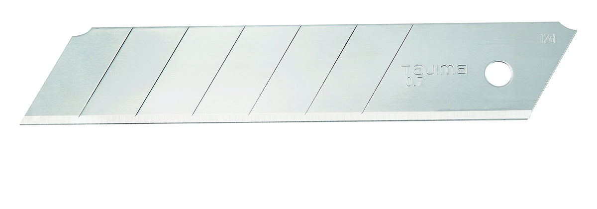 Tajima Rock Hard blade pack with 1-inch blades for precise drywall and wood cuts.