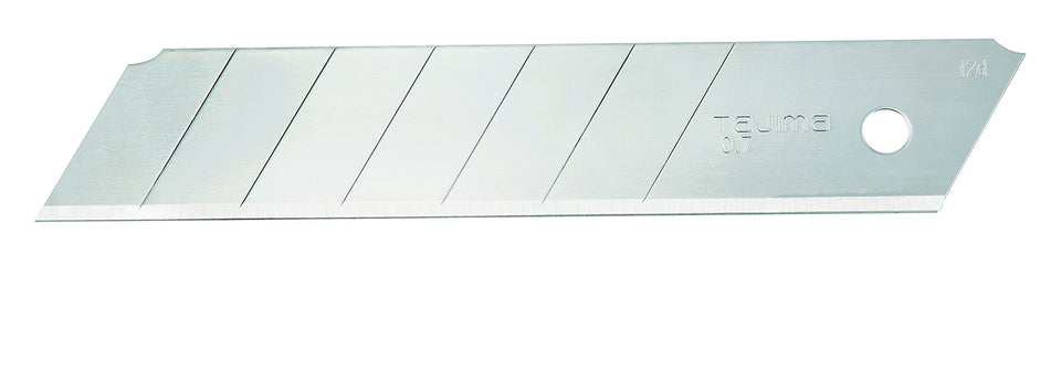 Tajima Rock Hard blade pack with 1-inch blades for precise drywall and wood cuts.