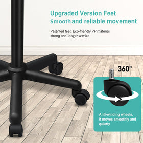 Takeashine salon tray with sturdy feet for stable workstation.