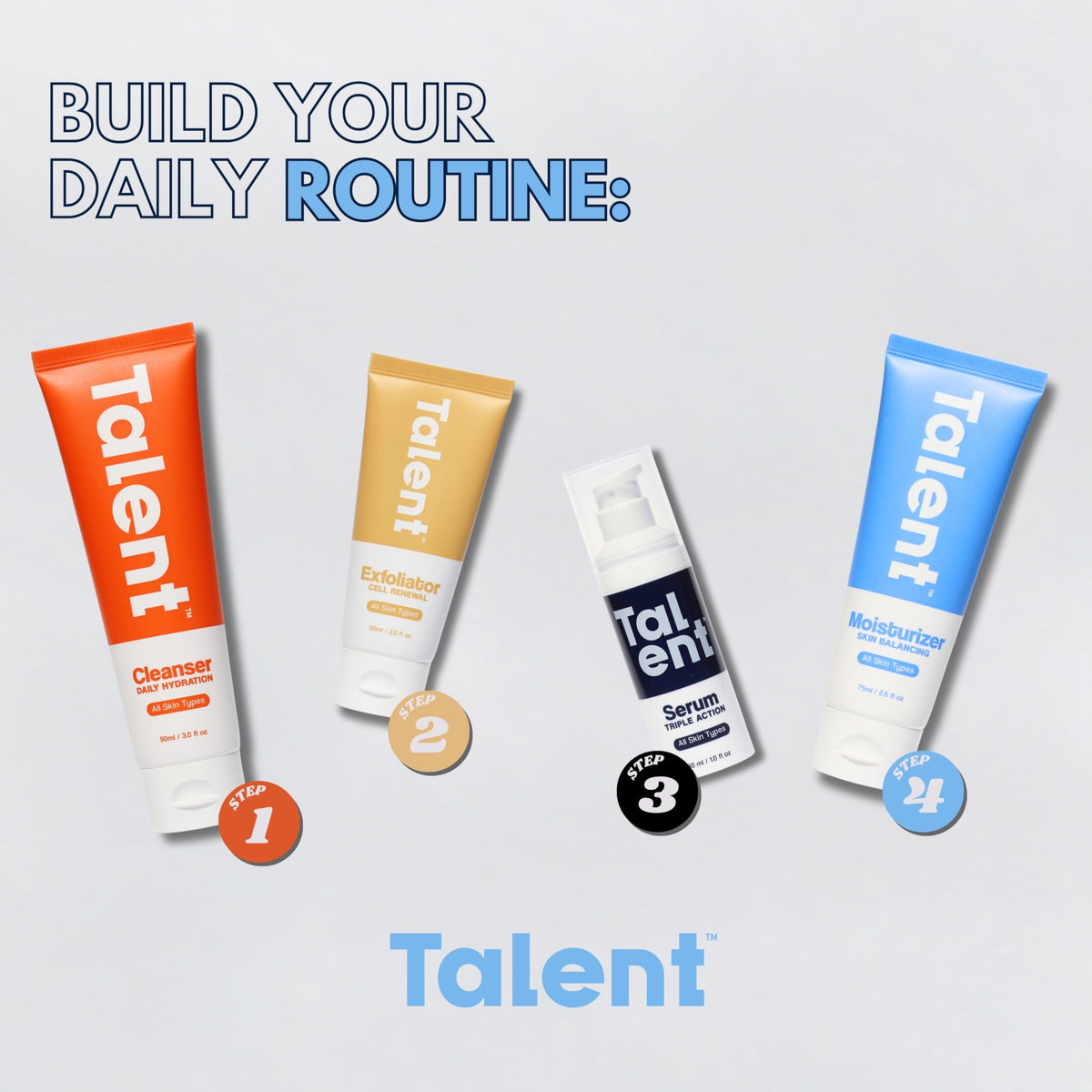 Talent Men’s Skin Balancing Moisturizer label shows cruelty-free and EWG Verified status.