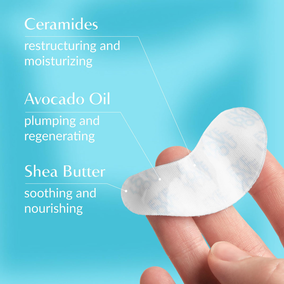 Talika Eye Therapy Patch applied under-eye area for smoother skin