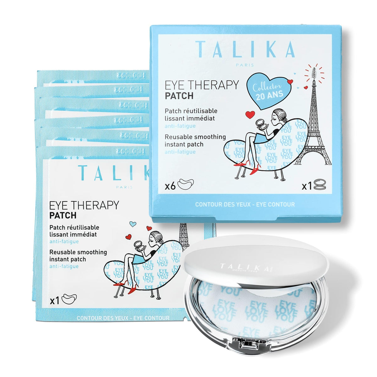 Talika Eye Therapy Patch pack ready to refresh tired eyes