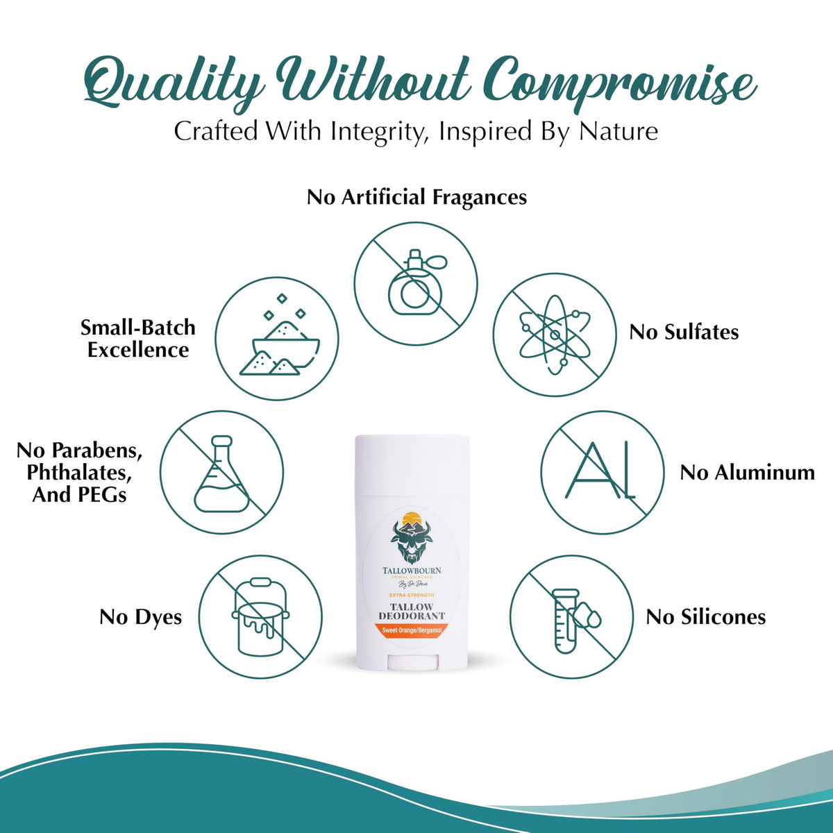 Tallowbourn aluminum-free formula offers a clean option for sensitive skin.