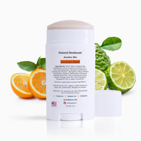 Tallowbourn deodorant stick showing smooth application on skin.