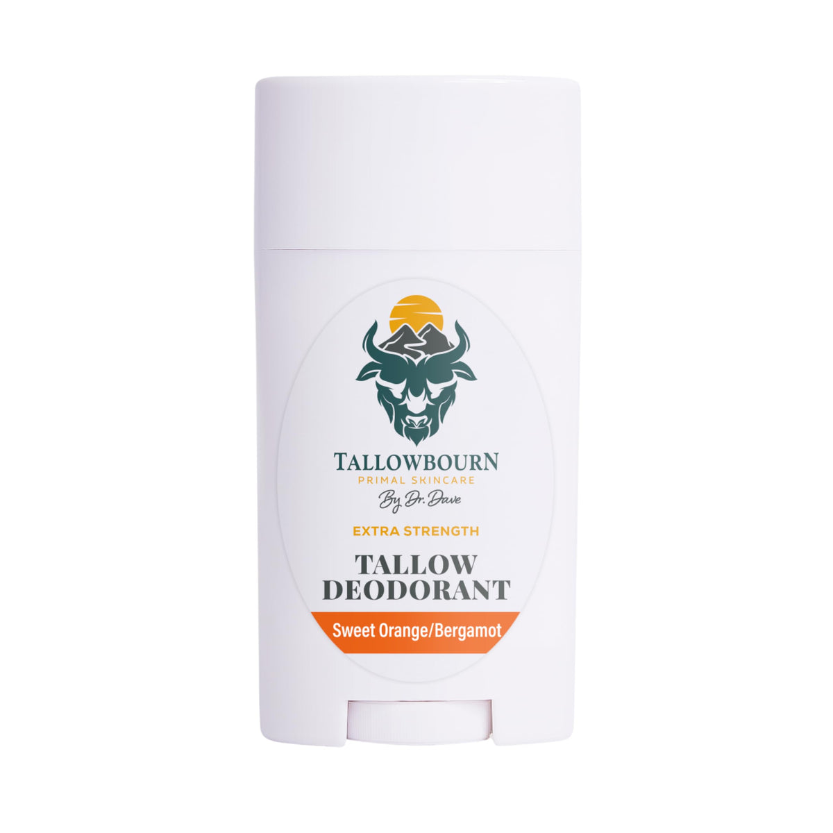 Tallowbourn extra-strength deodorant application for fast-drying freshness.