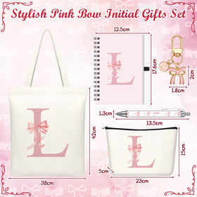 Talltalk floral monogram charm featuring L for a thoughtful accessory