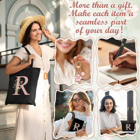 Talltalk gift set with initials featuring black and gold details.
