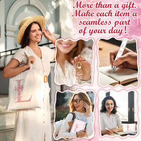 Talltalk monogram gift set displayed together for gifting occasions