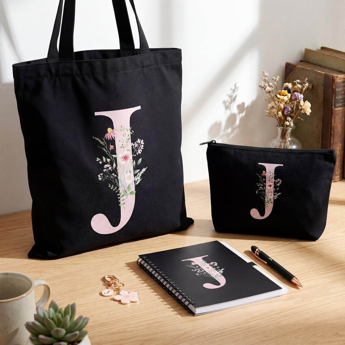 Talltalk monogram shoulder bag with J accent for daily essentials.