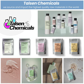 Talsen Chemicals dimethicone closeup: clear liquid suitable for customizable home formulations.
