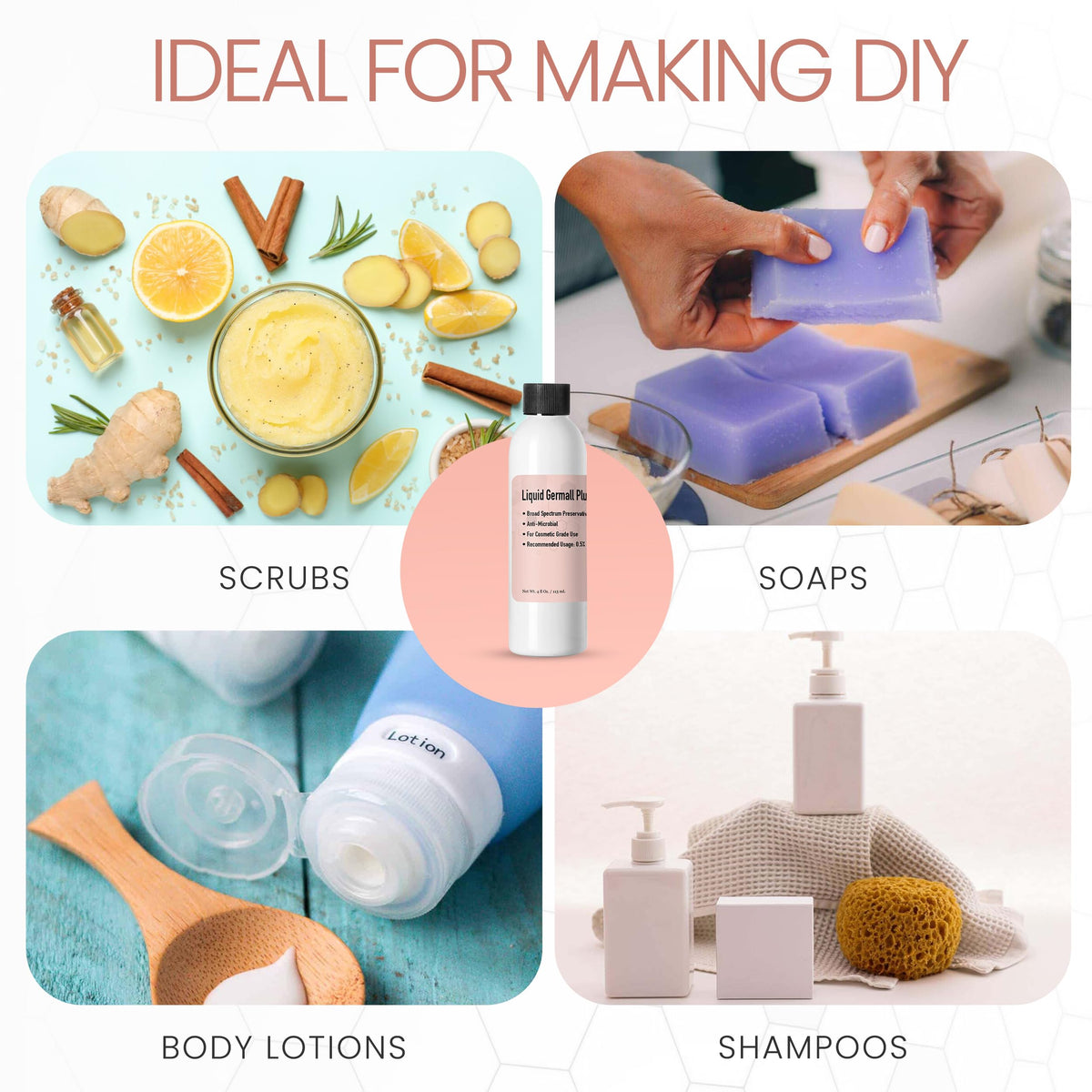 Germall Plus shampoo preservation keeps hair care formulas safe