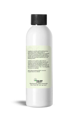 Talsen Chemicals Optiphen jar, suitable for cream and lotion formulations.