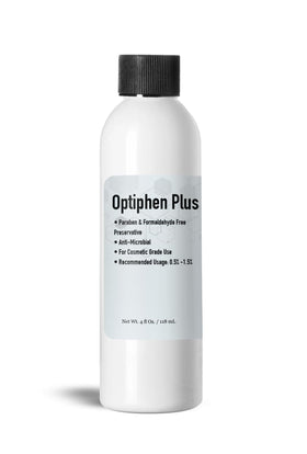 Talsen Chemicals Optiphen Plus bottle for easy cosmetic preservation.