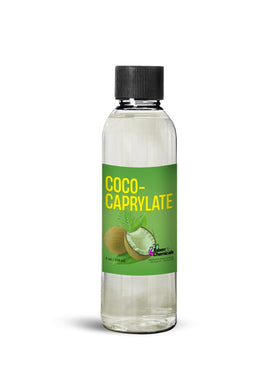 Talsen Coco-Caprylate oil bottle cap shows silky, non-greasy finish in close-up.