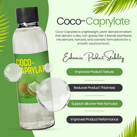 Talsen Coco Caprylate Oil pour stream highlights fast-absorbing texture for DIY blends