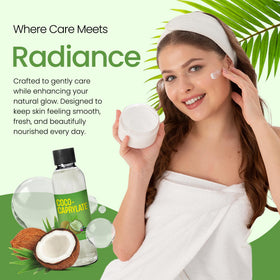 Talsen Coco Caprylate Oil texture close-up demonstrates silky, dry-touch finish