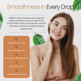 Hair care use with D-Panthenol improves softness and conditioning.