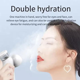Talzpro Eye Steamer compatible with eye washes and saline solutions