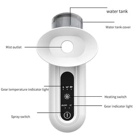 Talzpro Eye Steamer steam wand delivering fine mist for eye nourishment
