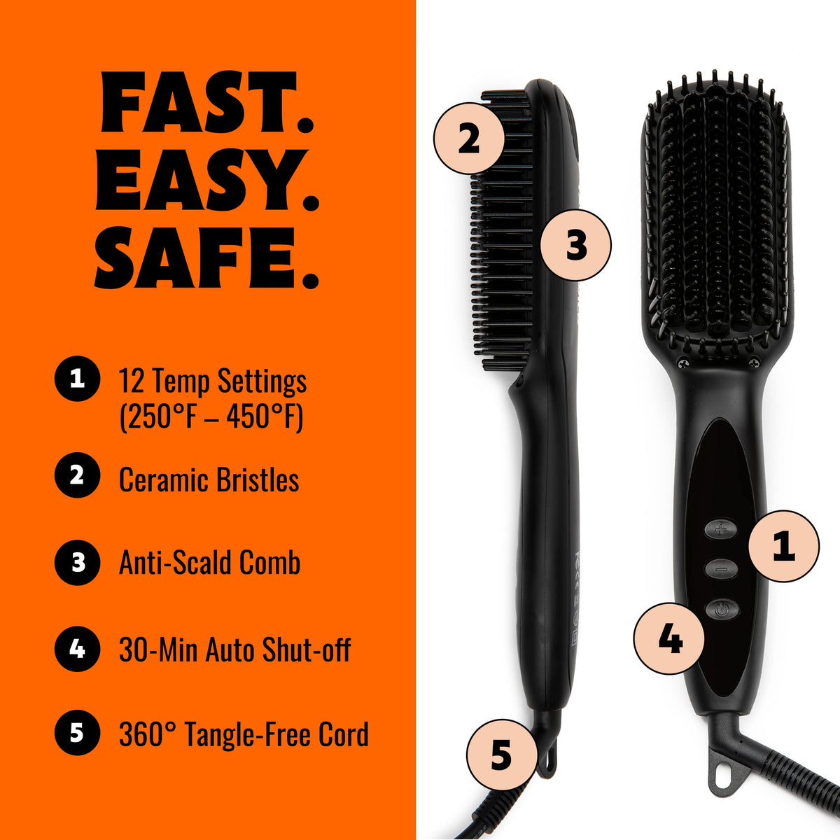 Tame The Wild Pro heat protectant spray shields hair during heat styling