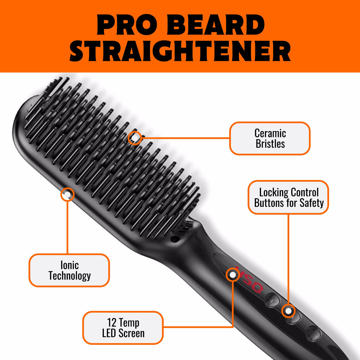 Tame The Wild Pro with ceramic ion technology for smoother beard